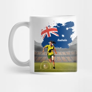 Australia T-Shirt, Unisex T-Shirt, Women’s World Cup, soccer t-shirts, football t-shirts, women’s football, Australia national football team Mug